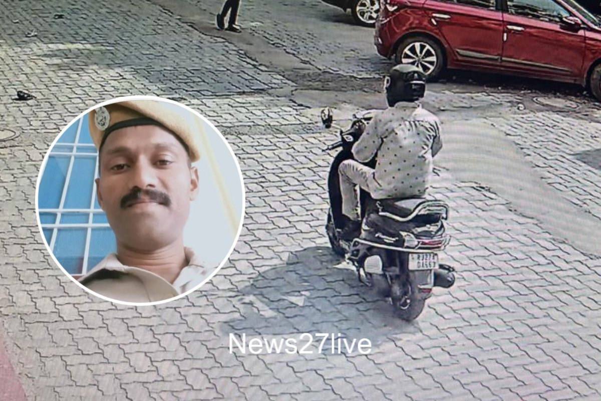 आरएनटी मेडिकल कॉलेज में होमगार्ड निकला स्कूटी चोर, सीसीटीवी से खुली पोल