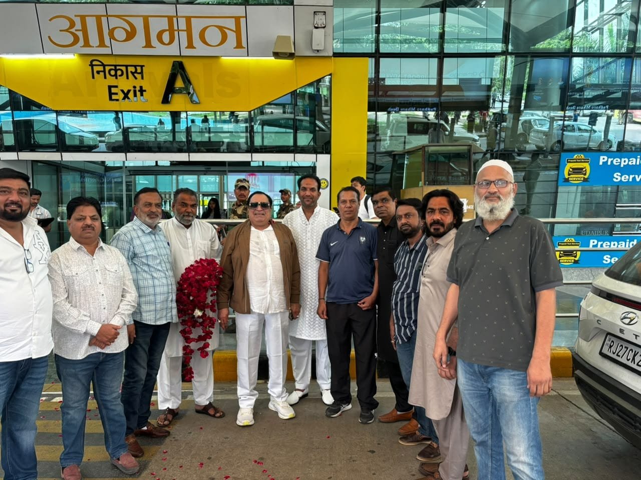 मस्तान बाबा के 29वें उर्स में शिरकत के लिए उदयपुर पहुंचे पूर्व केंद्रीय मंत्री सी. एम. इब्राहिम