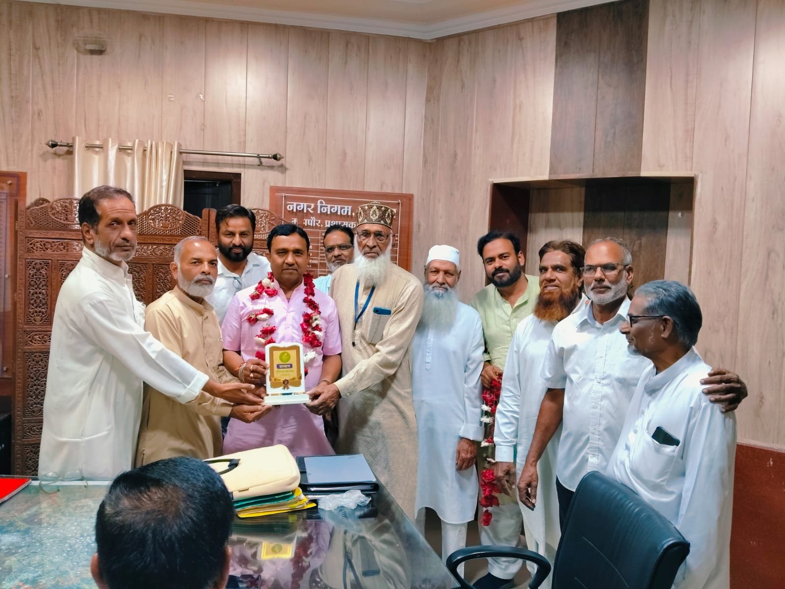*मुस्लिम महासंघ ने महापौर पारस सिंघवी और उपमहापौर दिनेश भट्ट का किया इस्तकबाल*