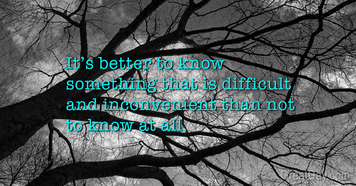 Better to know